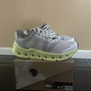 NEW!! ON Cloudgo Wide Women's Shoes US Women's Size 6.5 (Color: Frost | Hay)